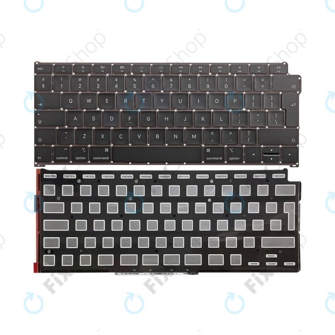 Apple MacBook Air 13" A1932 (2018 - 2019) - Billentyűzet + Háttérvilágítás UK/EU