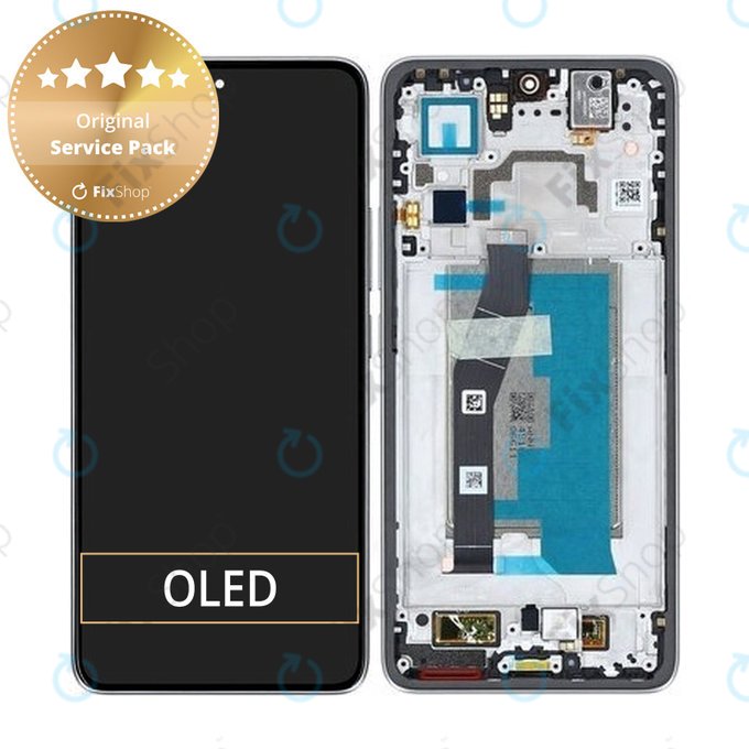 Xiaomi 14T - LCD Kijelző + Érintőüveg + Keret (Titan Gray) - 5600040N12A00 Genuine Service Pack