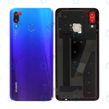 Huawei Nova 3 - Akkumulátor fedőlap (Iris Purple) - 02352BYE Genuine Service Pack