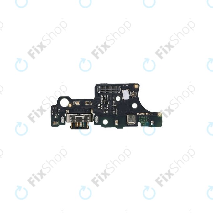 Motorola Moto G04 - Töltő Csatlakozó + PCB Alaplap - 5P68C23901 Genuine Service Pack
