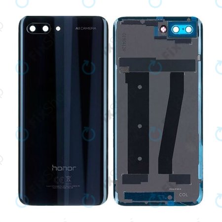 Huawei Honor 10 - Akkumulátor Fedőlap (Midnight Black) - 02351XPC Genuine Service Pack