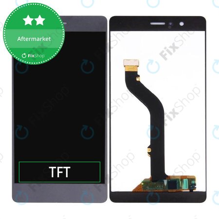 Huawei P9 lite - LCD Kijelző + Érintőüveg (Black) TFT