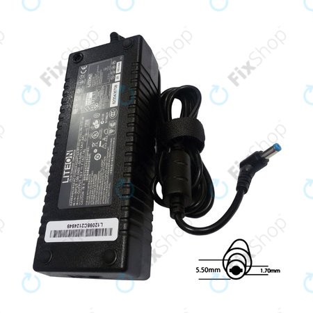 Töltő adapter, Acer, 77011164, 135W, 19V, Fekete, Genuine Service Pack