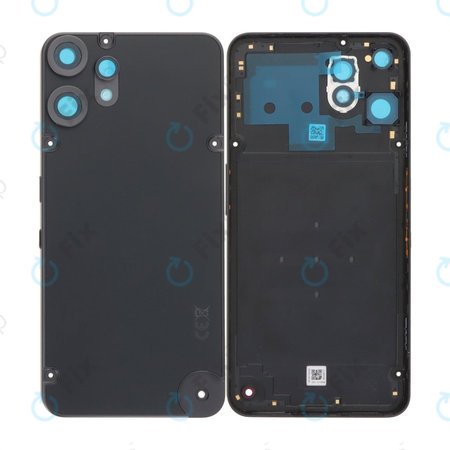 Nothing CMF Phone 2 Pro - Akkumulátor Fedőlap Komplett (Black)