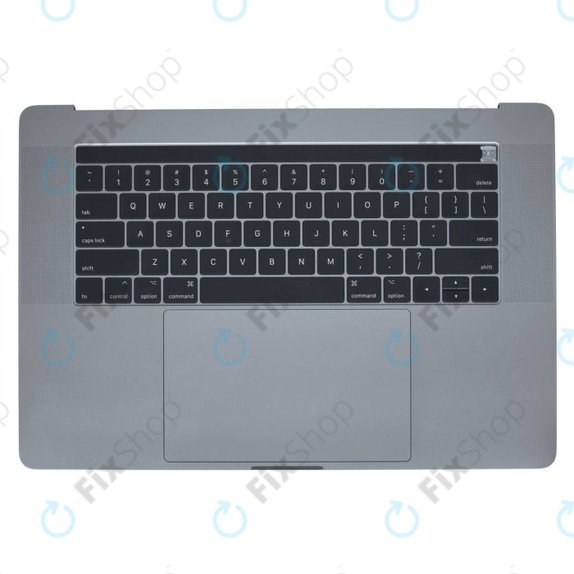 Apple MacBook Pro 15" A1707 (Late 2016 - Mid 2017) - Felső Billentyűzet Keret + Billentyűzet US + Mikrofon + Trackpad + Hangszórók