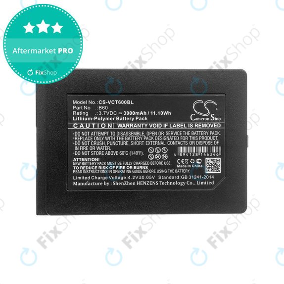 Akkumulátor Vectron Mobilepro 3, Vectron Mobilepro III, 3000mAh, Li-Pol, 3.7V, B60, HQ