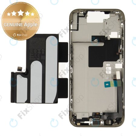 Középső keret akkumulátorral | iPhone 16 Pro Max | Natural Titanium | ZD076-00696 | Genuine Apple