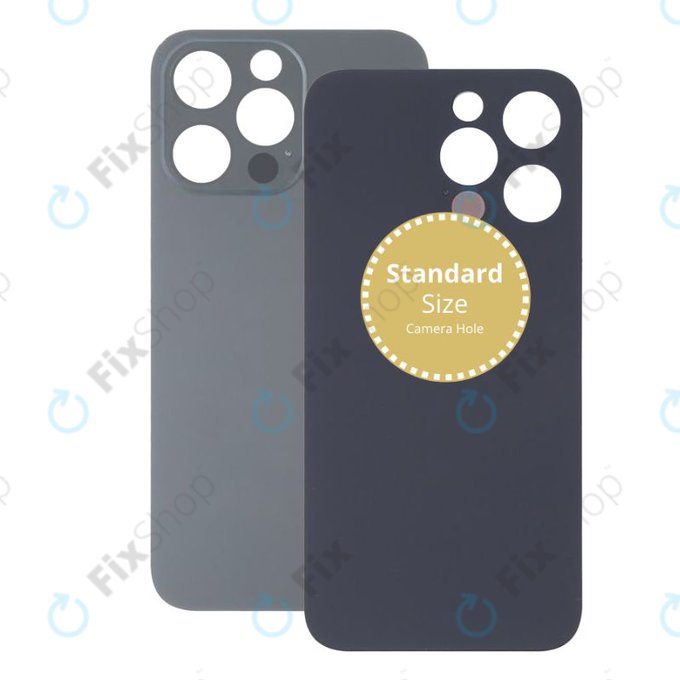 Apple iPhone 13 Pro - Hátsó Ház Üveg (Graphite)