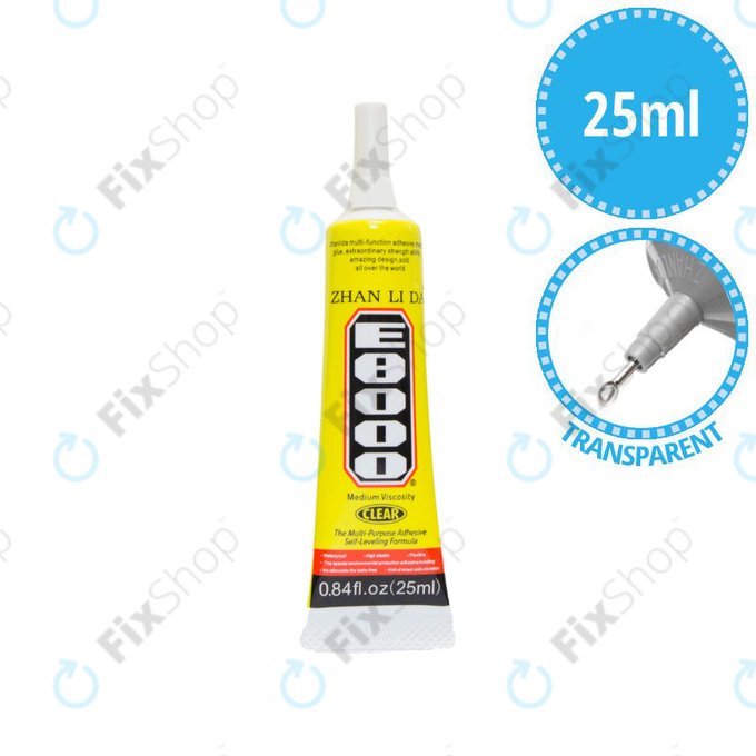 Adhesive Ragasztó E8000 - 25ml (Átlátszó)
