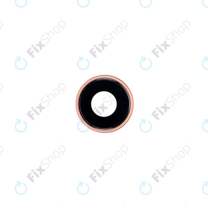 Apple iPhone XR - Visszapillantó Üveg Kerettel (Coral)