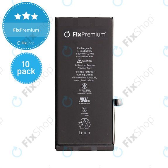 Akkumulátor 10 Pack iPhone 11, 3110mAh, FixPremium