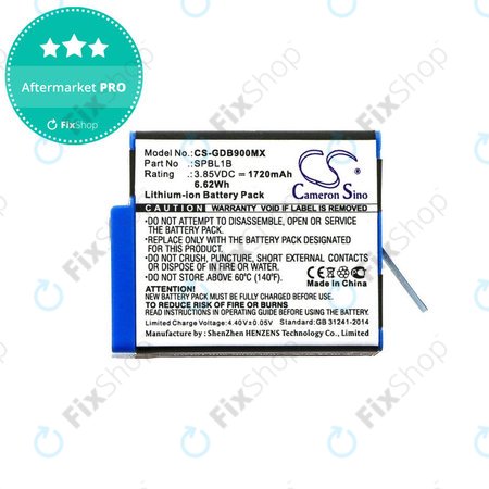 Akkumulátor Gopro Hero 9, 11, 1720mAh, Li-Ion, 3.85V, SPBL1B, HQ