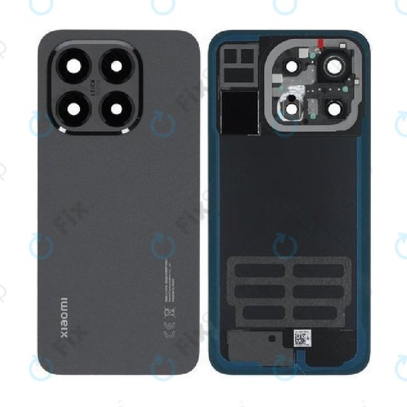 Akkumulátor fedél Xiaomi 15T 5G, Black, 5600090O12A00, Genuine Service Pack
