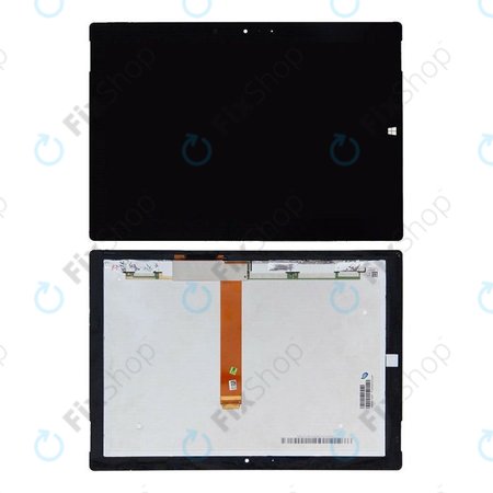 Microsoft Surface 3 - LCD Kijelző + Érintőüveg (Black) TFT