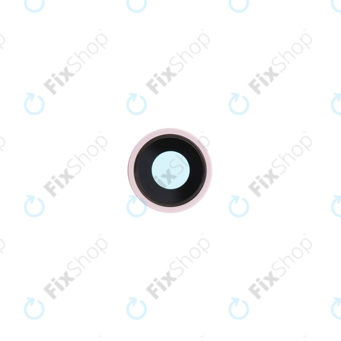 Apple iPhone 15, 15 Plus - Visszapillantó Üveg Kerettel (Pink)