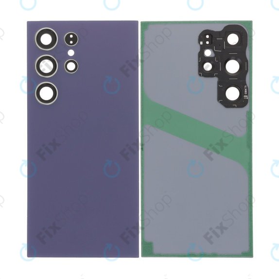 Samsung Galaxy S24 Ultra S928B - Akkumulátor Fedőlap Komplett (Titanium Violet)