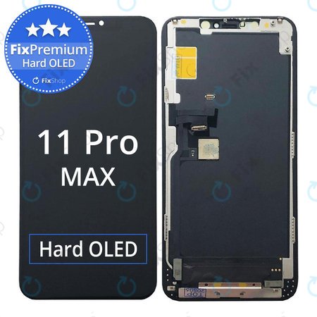 Apple iPhone 11 Pro Max - LCD Kijelző + Érintőüveg + Keret Hard OLED FixPremium