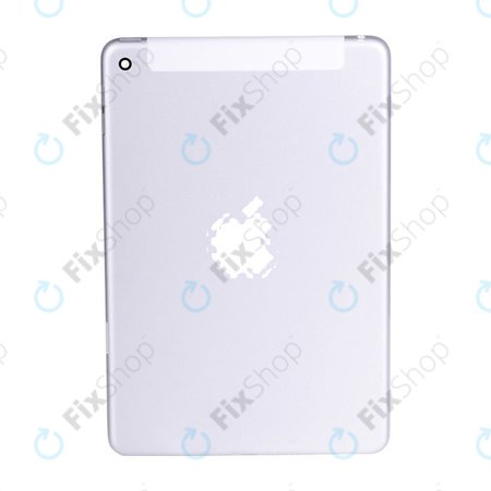 Apple iPad Mini 4 - Akkumulátor Fedőlap 4G Változat (Silver)