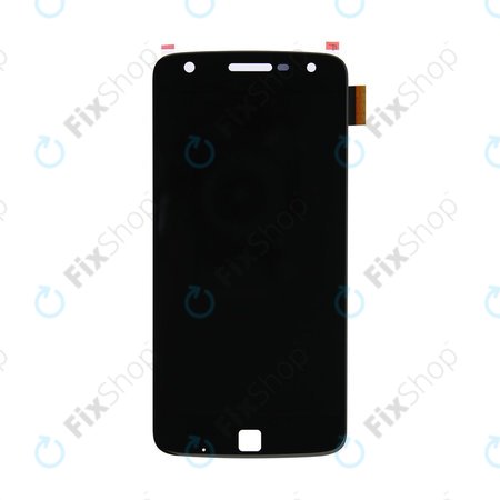 Motorola Moto Z Play XT1635-02 - LCD Kijelző + Érintőüveg (Black) - 01019104003W Genuine Service Pack
