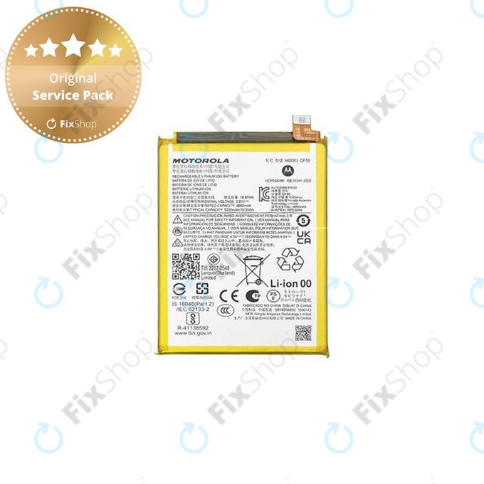 Motorola Moto G04, G24, G34 - Akkumulátor QF50 5000mAh - SB18E20083 Genuine Service Pack