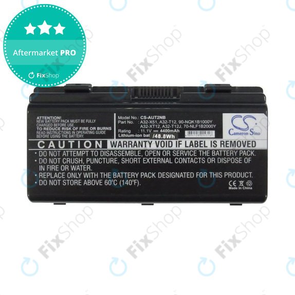 Akkumulátor Asus X51RL, T12Jg, T12C, X51L, 4400mAh, Li-Ion, 11.1V, A32-X51, HQ