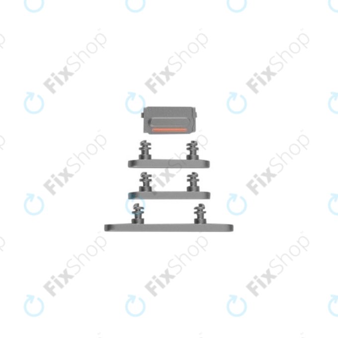 Apple iPhone 14 Pro - Oldal Gombok (Space Black)