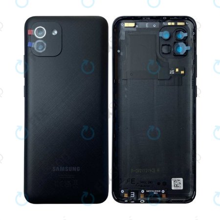 Samsung Galaxy A03 A035G - Akkumulátor Fedőlap (Black) - GH81-21661A Genuine Service Pack