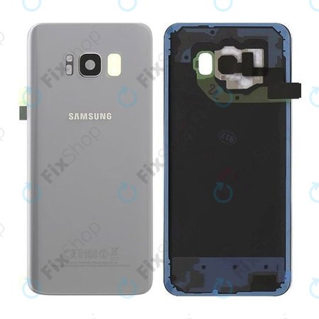 Samsung Galaxy S8 G950F - Akkumulátor Fedőlap (Arctic Silver) - GH82-13962B Genuine Service Pack