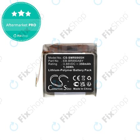 Akkumulátor Samsung Galaxy Watch4 Classic 46 mm, 350mAh, Li-Pol, 3.88V, EB-BR890ABY, HQ