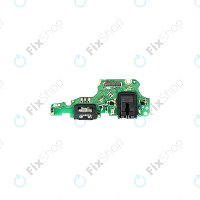 Huawei Mate 10 Lite - Töltőcsatlakozó + Mikrofon + Jack csatlakozó PCB lap - 02351QQV Genuine Service Pack