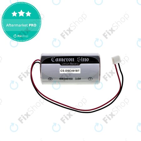 Akkumulátor DSC WT4911B, WT4911R Wireless Outdoor Siren, 14500mAh, Li-MnO2, 3.6V, ER34615M-T1, HQ