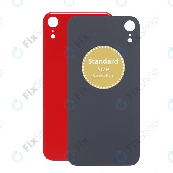 Apple iPhone XR - Hátsó Ház Üveg (Red)