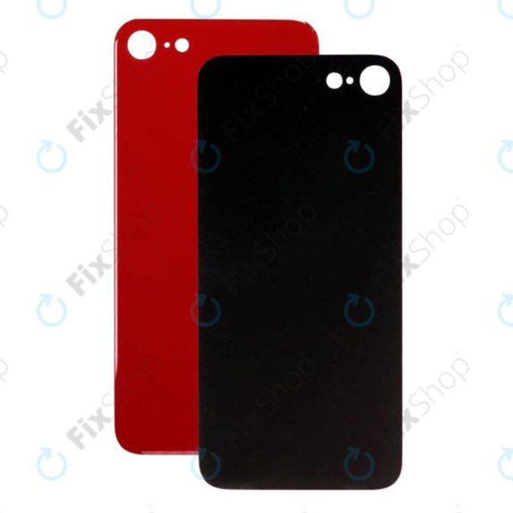Apple iPhone SE (2nd Gen 2020) - Hátsó Ház Üveg (Red)