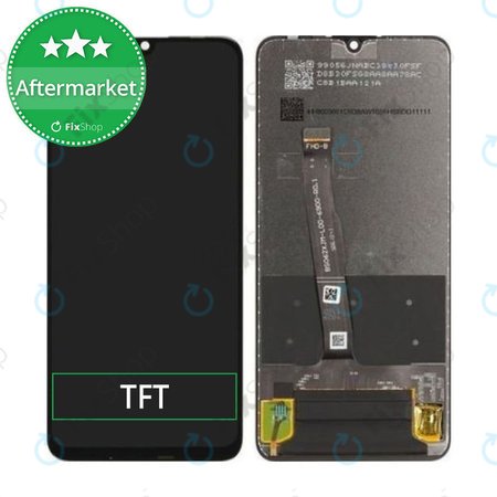 Huawei P30 Lite, P30 Lite (2020) - LCD Kijelző + Érintőüveg (Black)