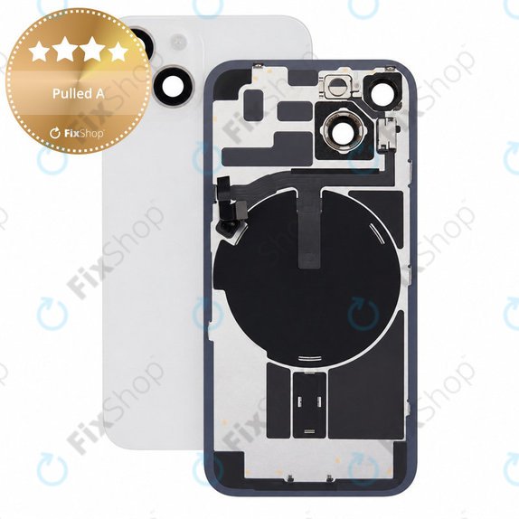 Hátsó ház üveg iPhone 14 készülékhez, Starlight, Pulled A