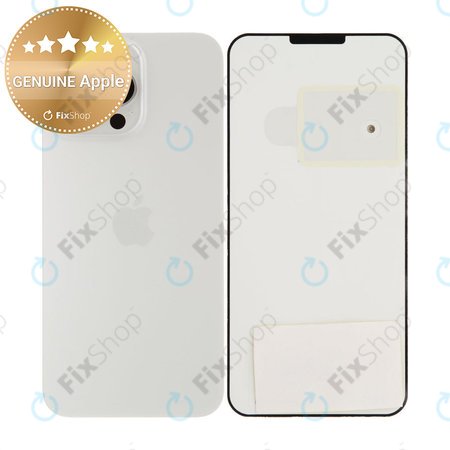 Hátsó Ház Üveg | iPhone 15 Pro Max | White Titanium | 661-36908 | Genuine Apple