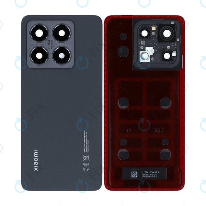 Xiaomi 14T - Akkumulátor Fedőlap (Titan Black) - 5600070N12A00 Genuine Service Pack