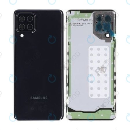 Samsung Galaxy A22 A225F - Akkumulátor Fedőlap (Black) - GH82-25959A, GH82-26518A Genuine Service Pack