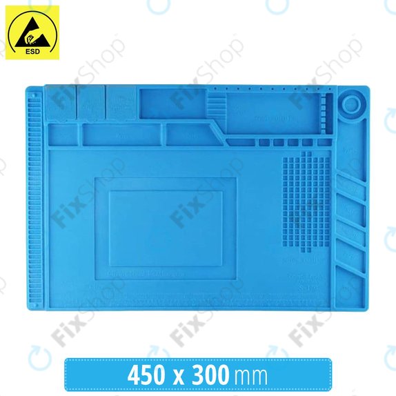 ESD antisztatikus hőálló szilikon alátét - 45 x 30cm