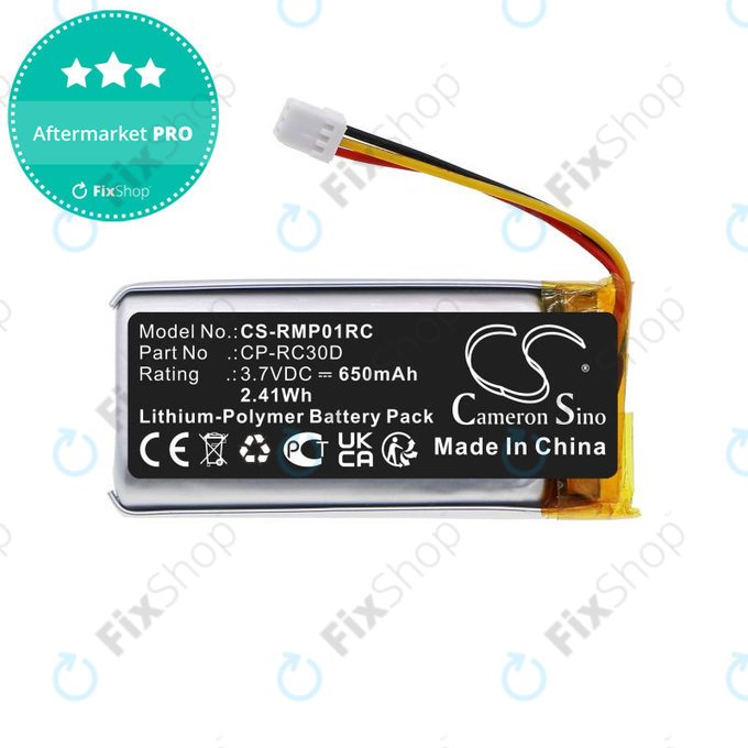 Akkumulátor Razer Naga Pro, Basilisk Ultimate, 650mAh, Li-Pol, 3.7V, CP-RC30D, HQ