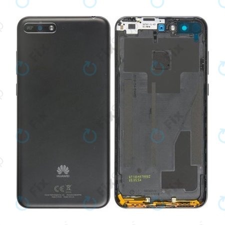 Huawei Y6 (2018) - Akkumulátor fedőlap (Black) - 97070TXT Genuine Service Pack