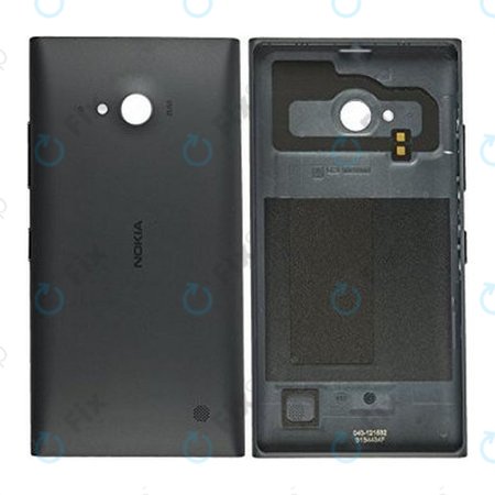 Nokia Lumia 730, 735 - Akkumulátor fedőlap + NFC Antennák (Gray) - 02507Z3 Genuine Service Pack