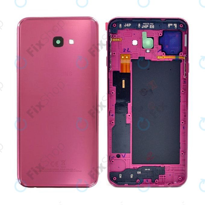 Samsung Galaxy J4 Plus (2018) - Akkumulátor Fedőlap (Pink) - GH82-18152C Genuine Service Pack