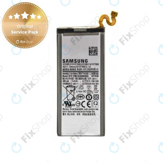 Samsung Galaxy Note 9 - Akkumulátor EB-BN965ABU 4000mAh - GH82-17562A Genuine Service Pack