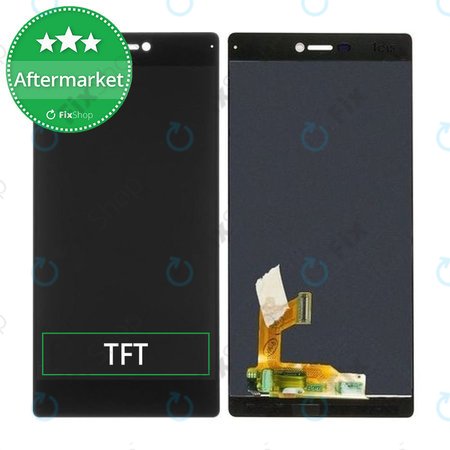 Huawei P8 - LCD Kijelző + Érintőüveg (Black) TFT