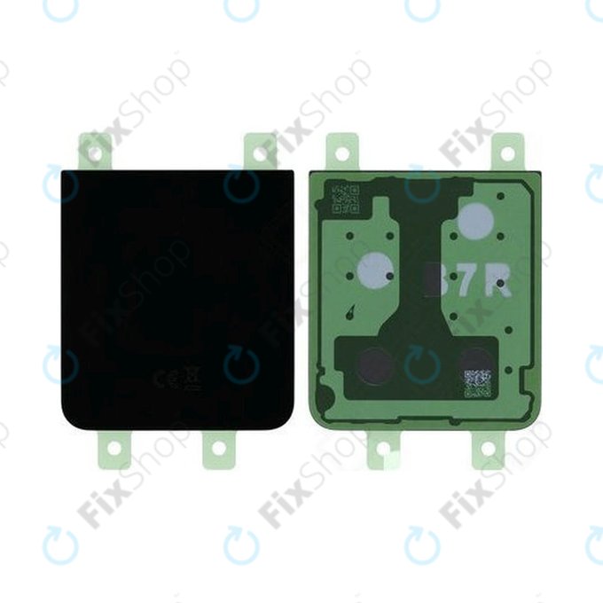 Samsung Galaxy Z Flip 7 FE F761B - Akkumulátor Fedőlap Komplett (Black)