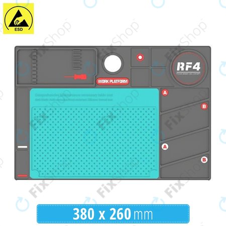 Refox RF4 Work Platform - ESD Antisztatikus Forrasztóalátét