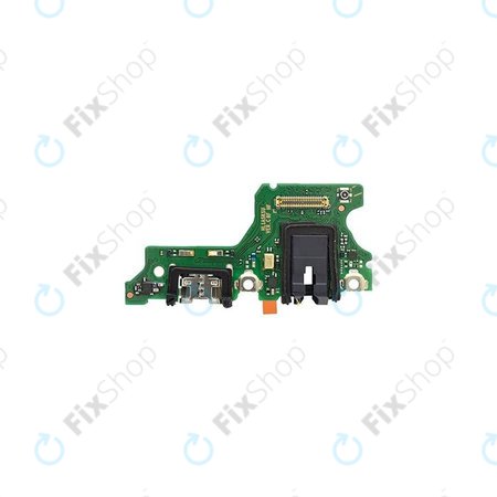 Huawei P40 Lite E - Töltő Csatlakozó + PCB Alaplap - 02353LJD Genuine Service Pack