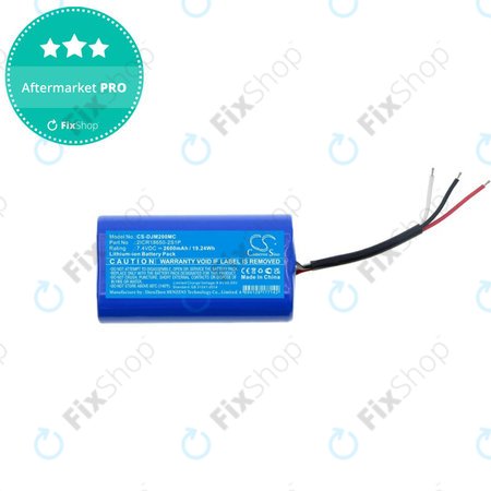 Akkumulátor DJI Mobile 3, 4, Osmo Mobile 2, Mobile 3, Mobile 4, 2600mAh, Li-Ion, 7.4V, 2ICR18650-2S1P, HQ