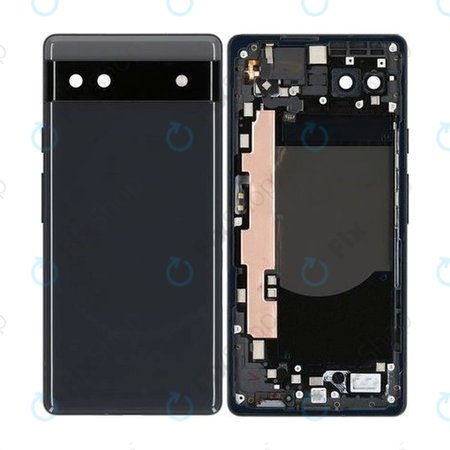 Google Pixel 6a GX7AS GB62Z - Hátsó Housing (Charcoal)